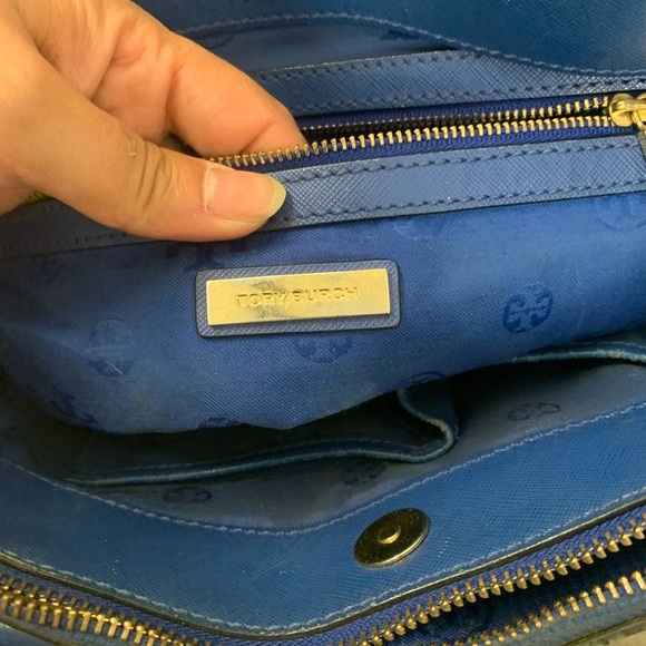 Tory Burch blue leather robinson - Picture 10 of 10